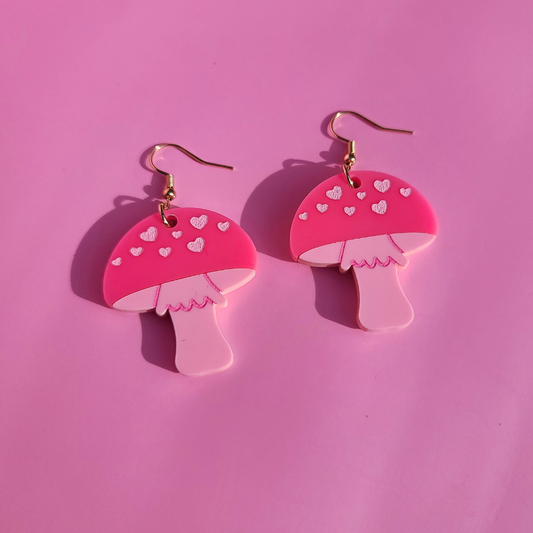 Mushrooms with Hearts