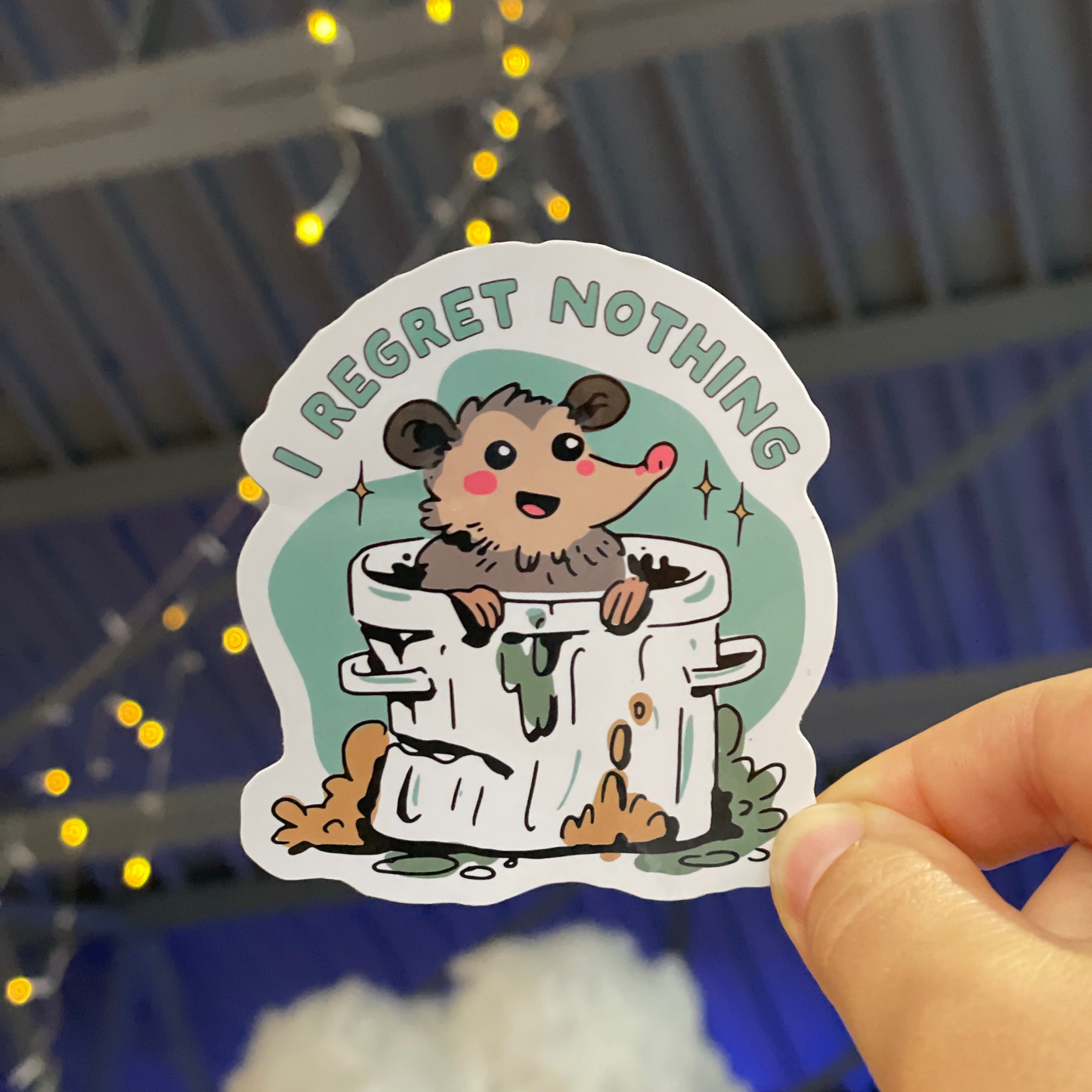 I Regret Nothing Sticker