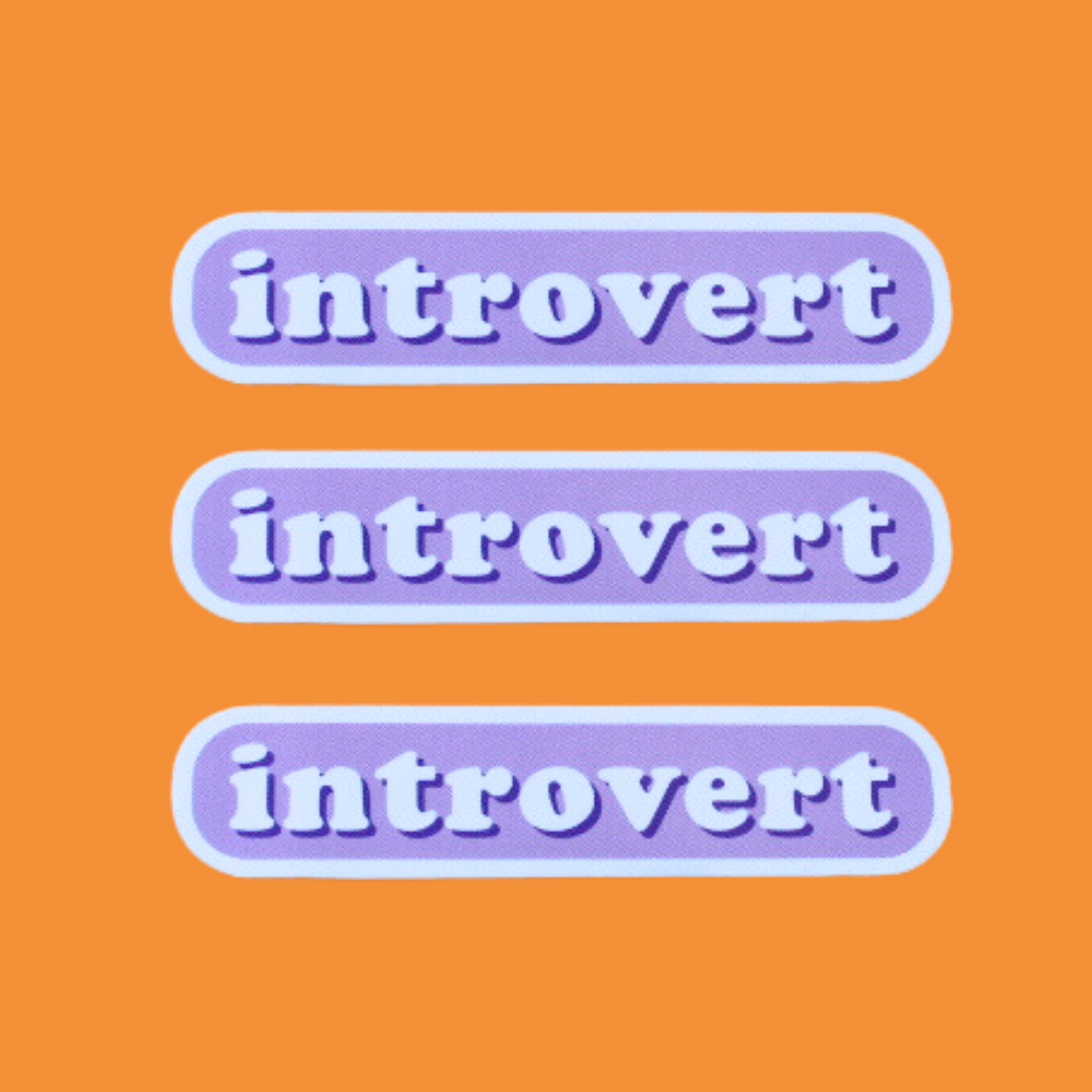 Introvert Sticker