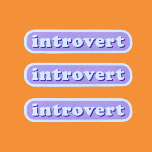 Introvert Sticker