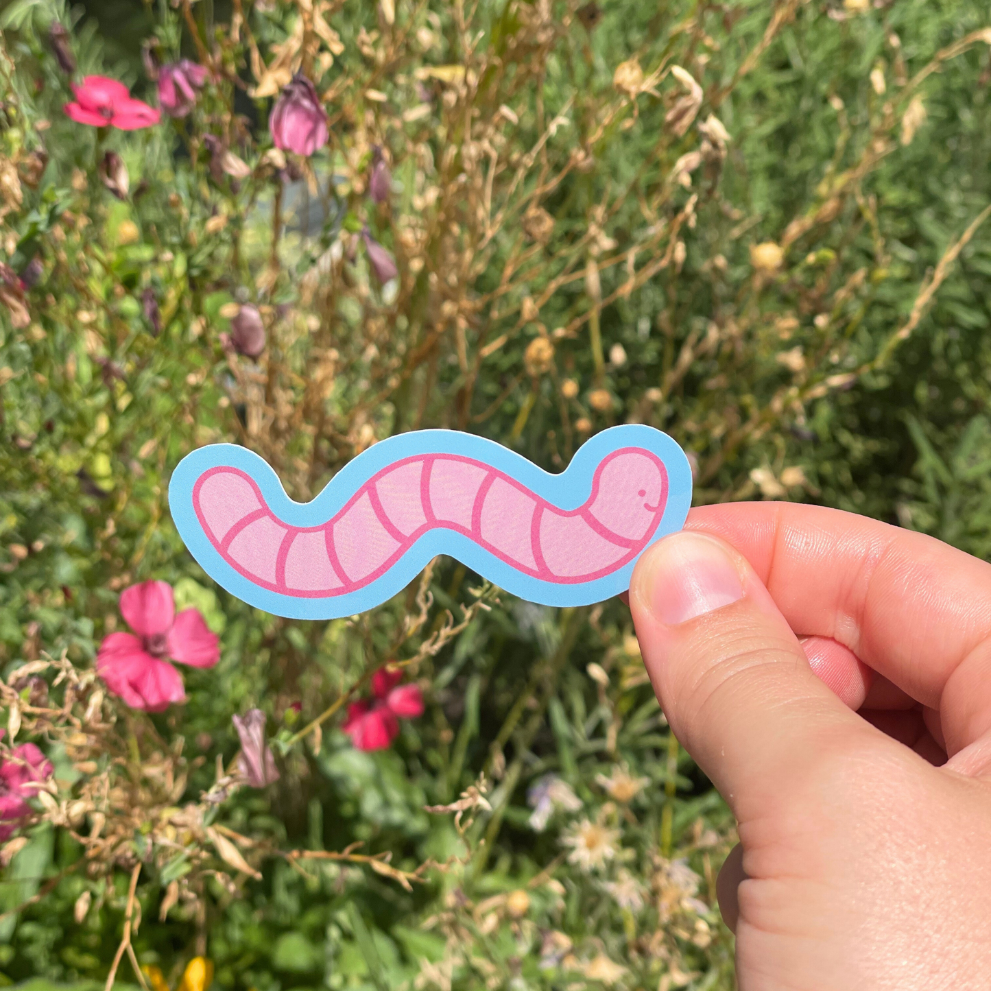 Earthworm Sticker