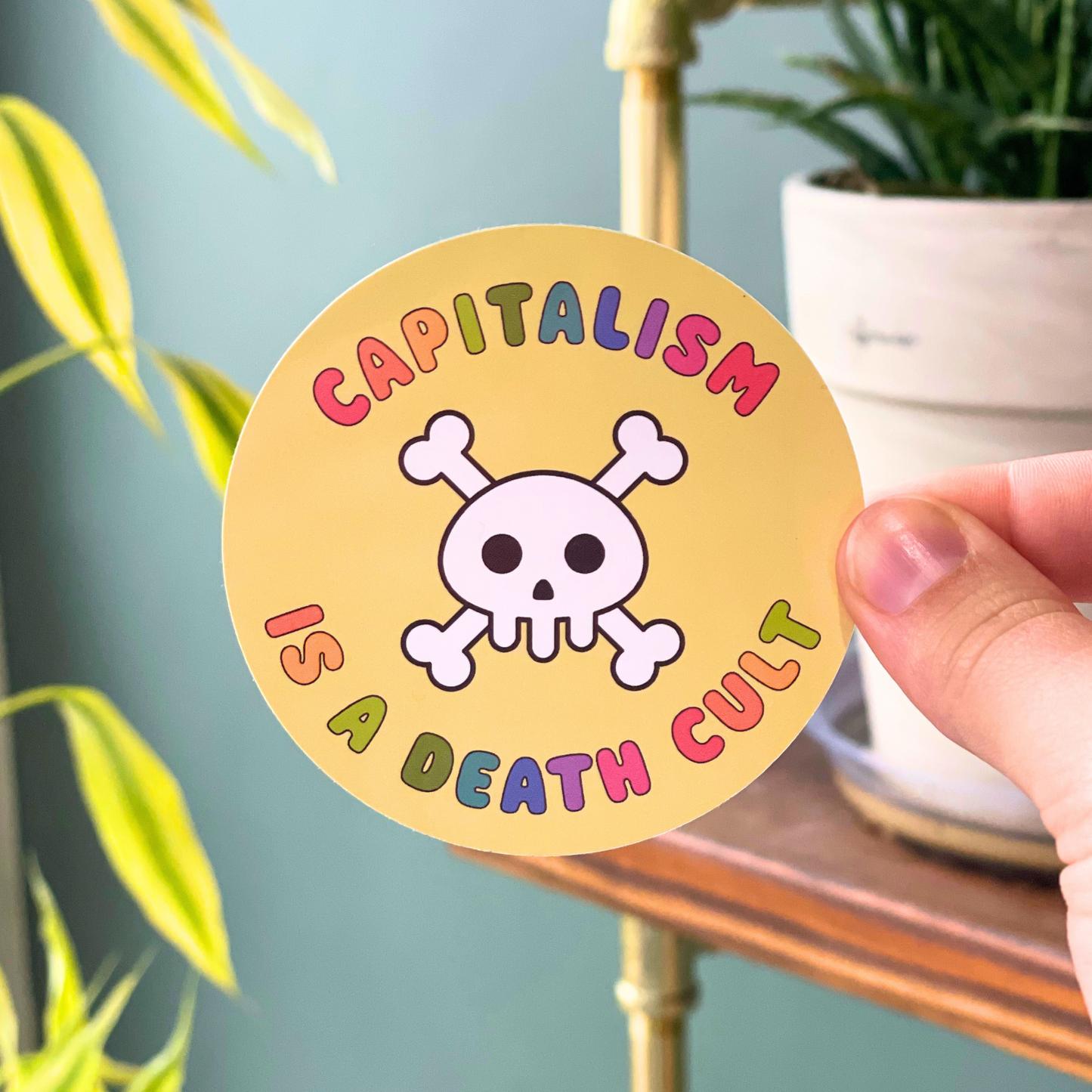 Capitalism Is A Death Cult Sticker