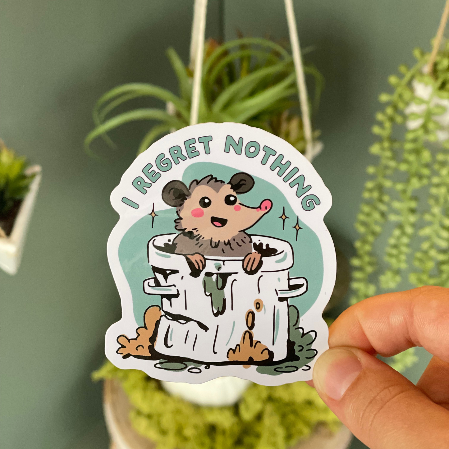 I Regret Nothing Sticker