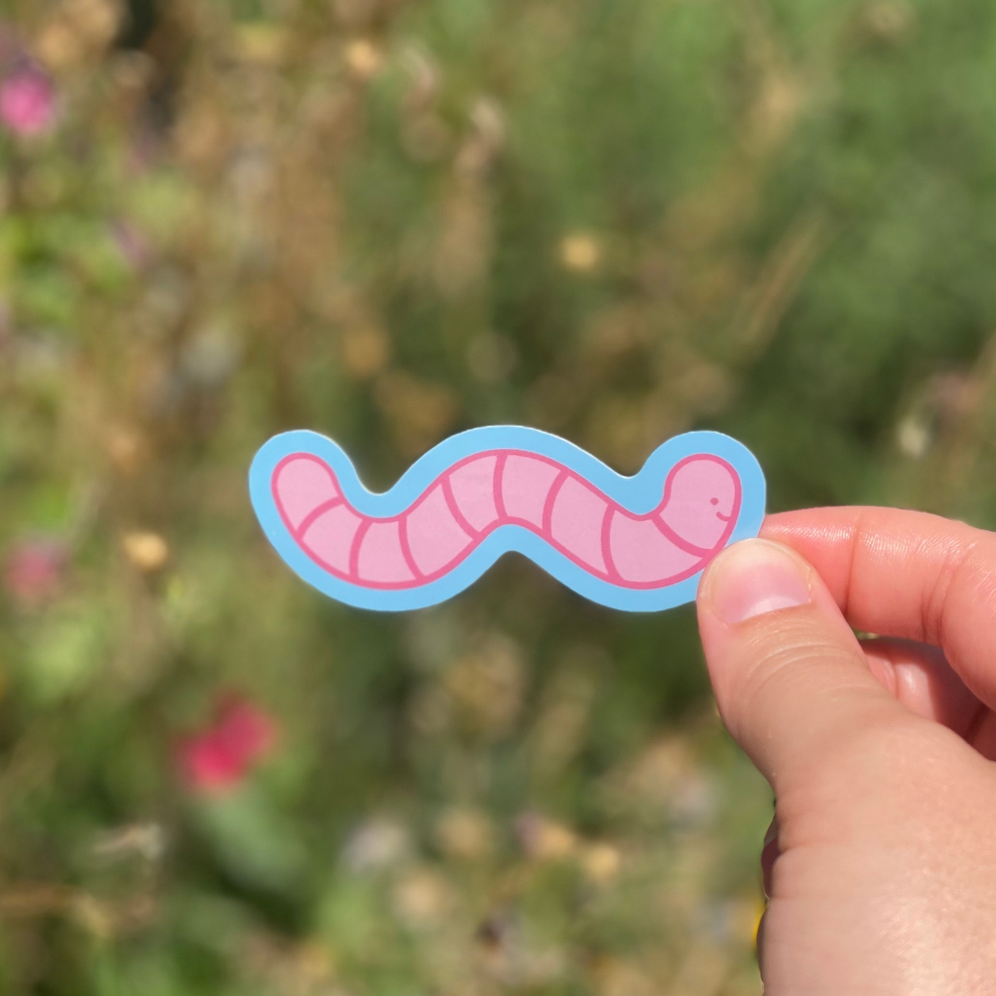 Earthworm Sticker