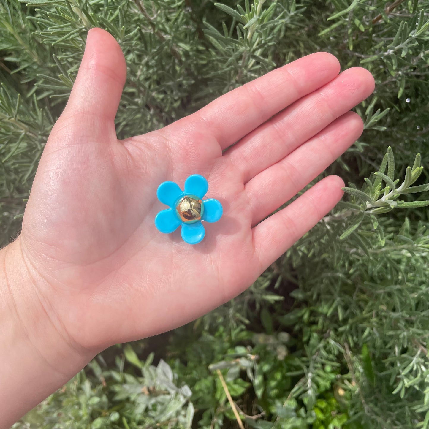 Golden Flower Croc Charms