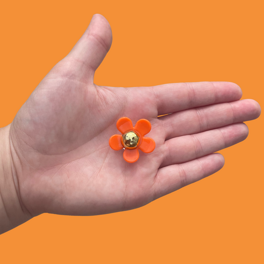 Golden Flower Croc Charms