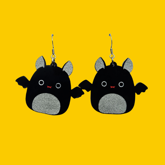 Squish Emily Bat - Earrings - Laser Cut