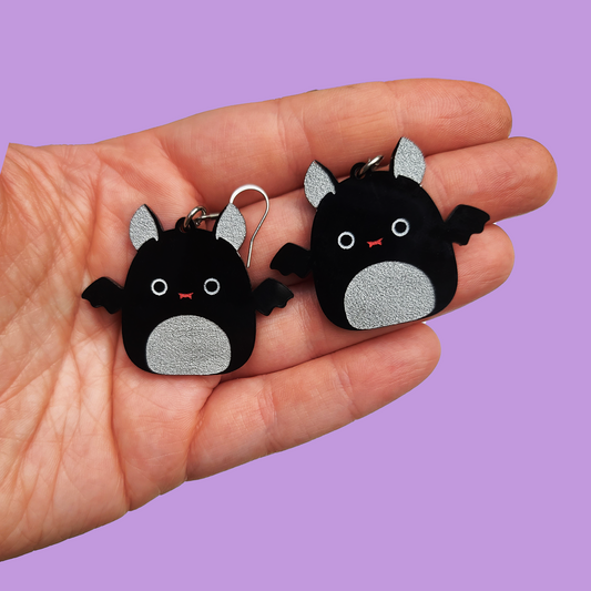Squish Emily Bat - Earrings - Laser Cut