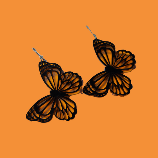 Monarch Butterflies - Laser Cut Earrings