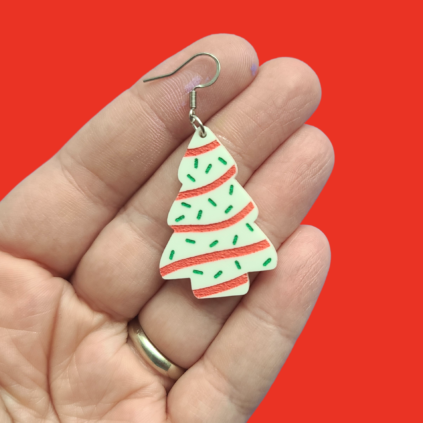 Christmas Snack Cake Tree - Christmas