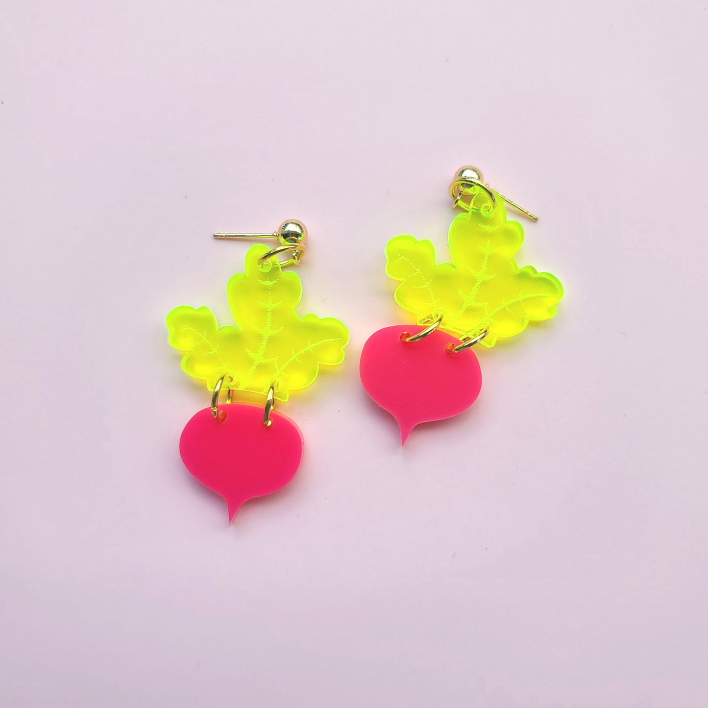 Radishes - Earrings - Laser Cut