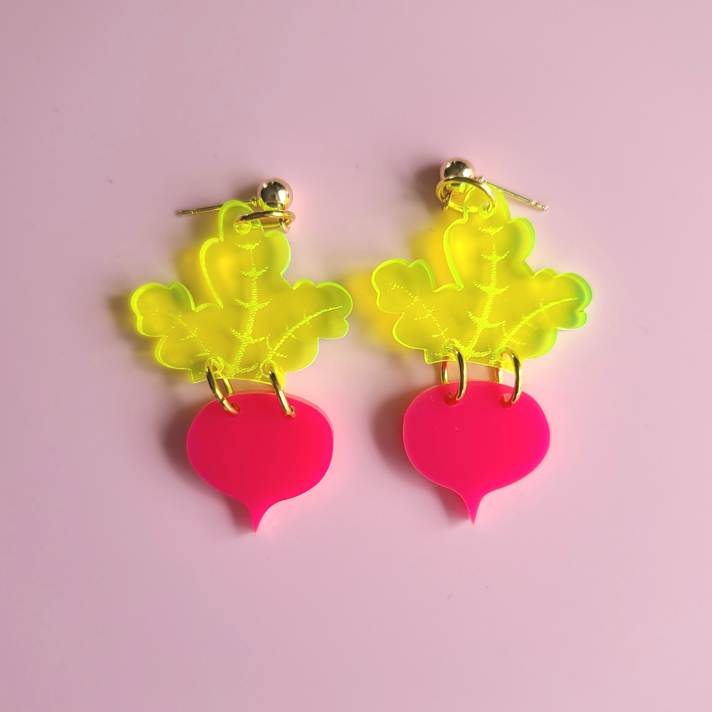 Radishes - Earrings - Laser Cut
