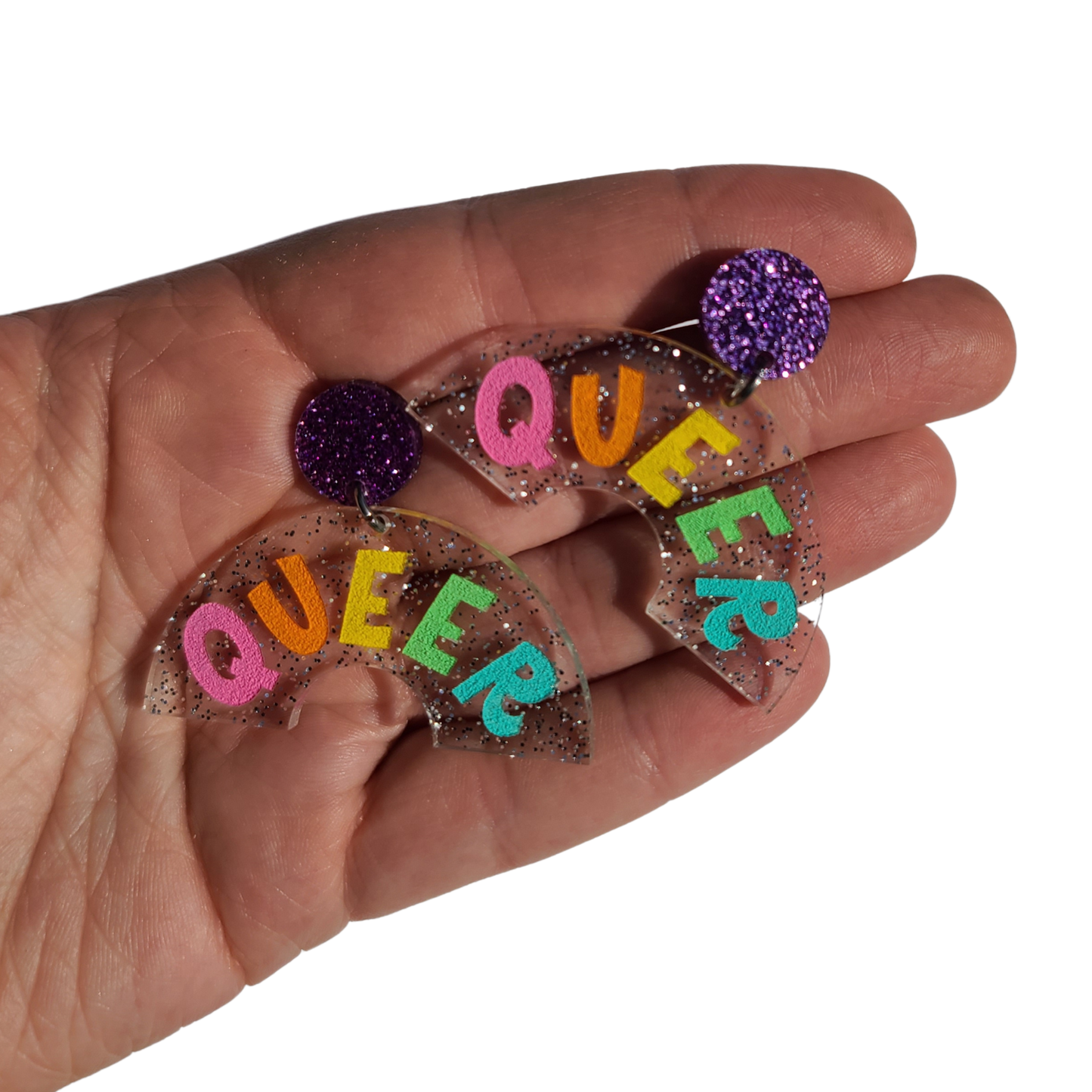 Queer Rainbow Arches - Laser Cut Earrings