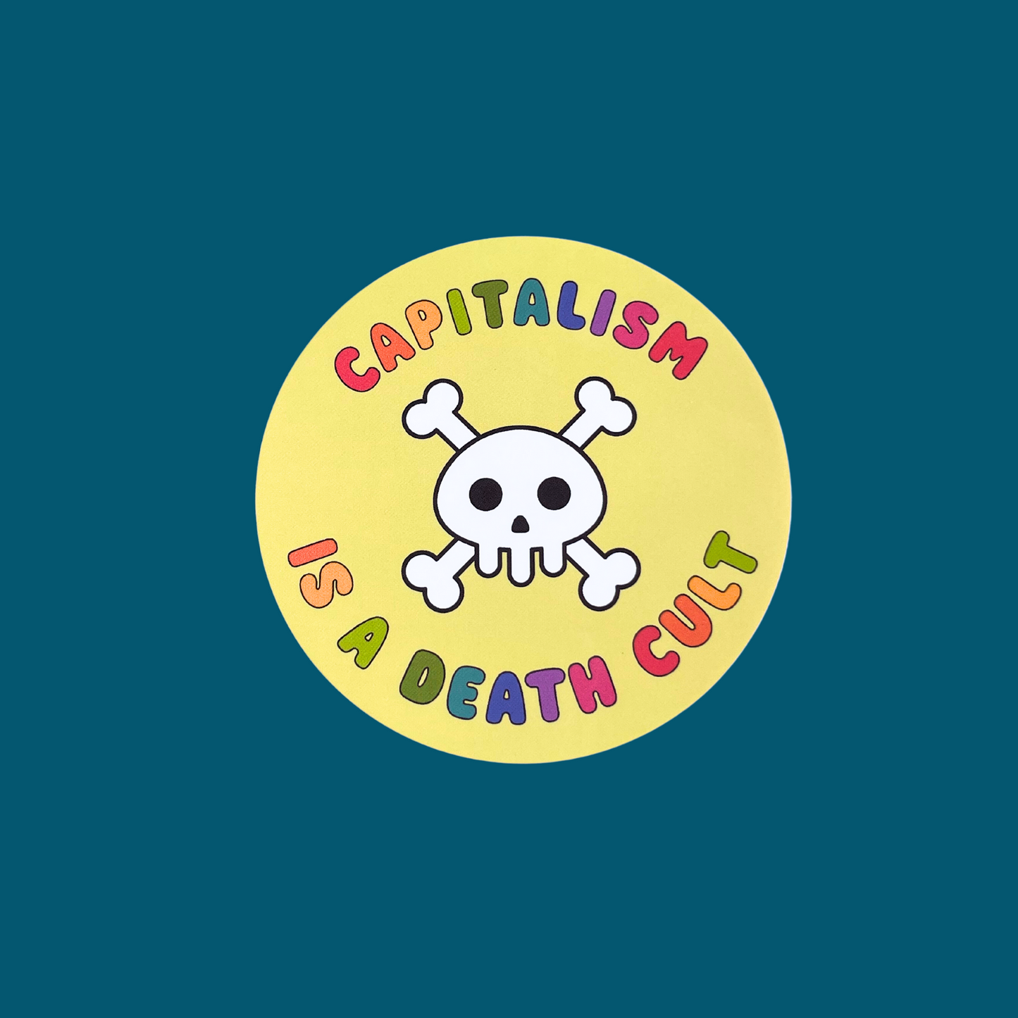 Capitalism Is A Death Cult Sticker