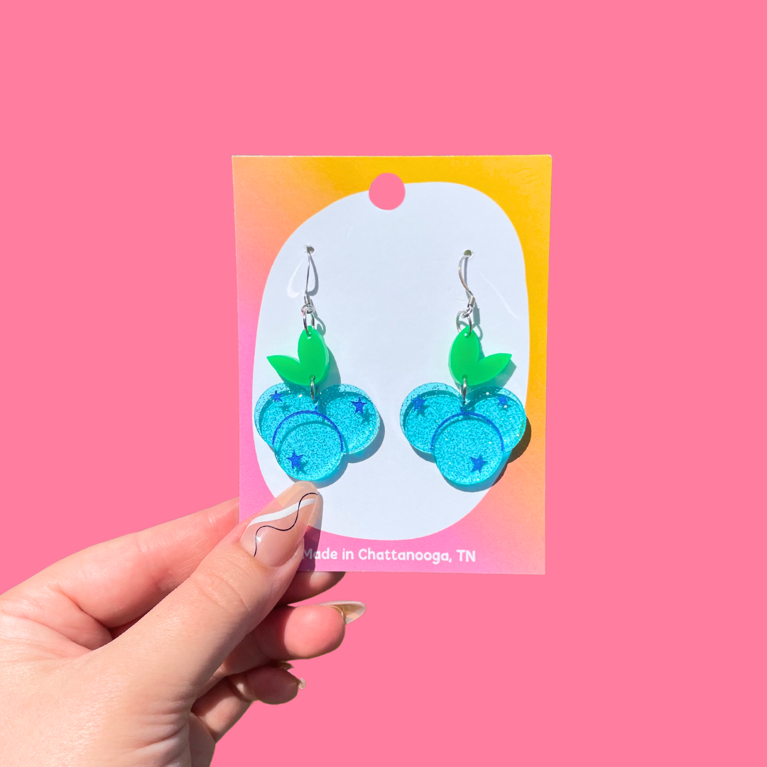 Blueberries Earrings