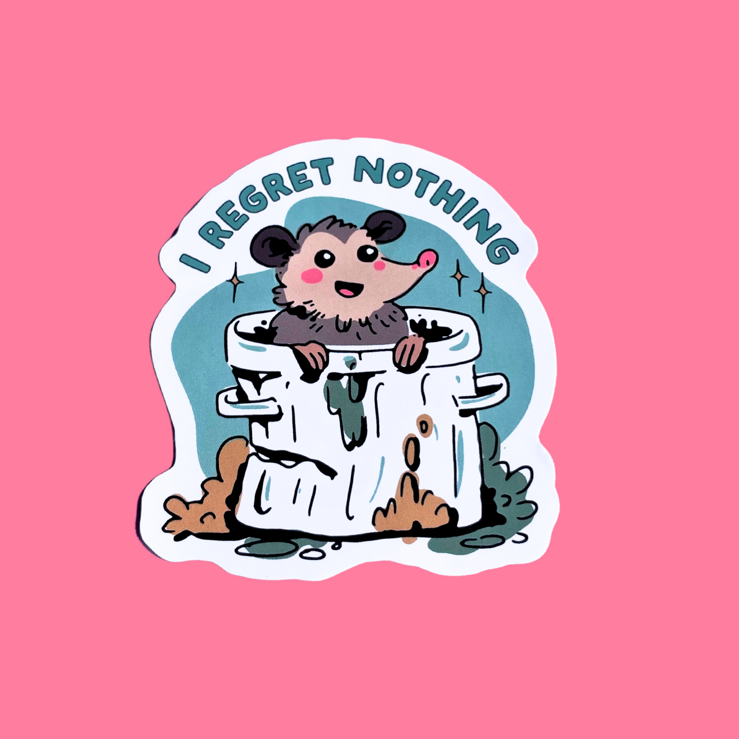 I Regret Nothing Sticker