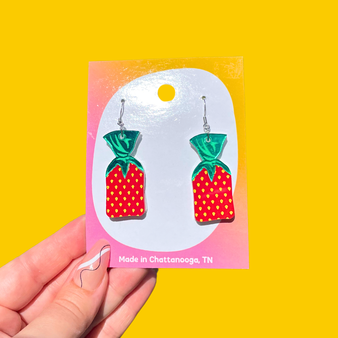 Strawberry Candy Earrings