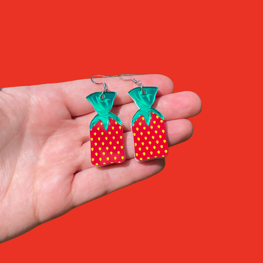 Strawberry Candy Earrings