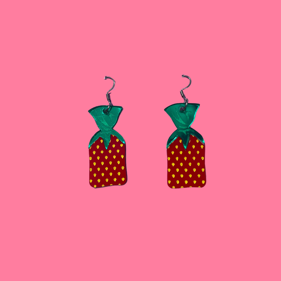 Strawberry Candy Earrings