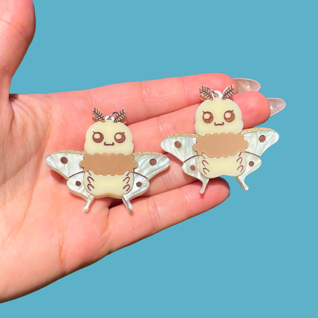 Moth Earrings