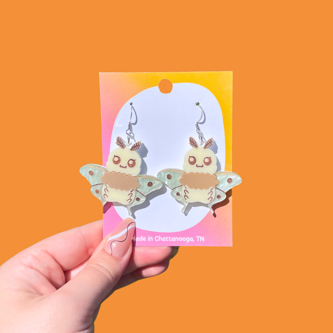 Moth Earrings