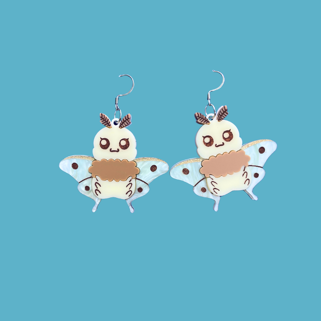 Moth Earrings