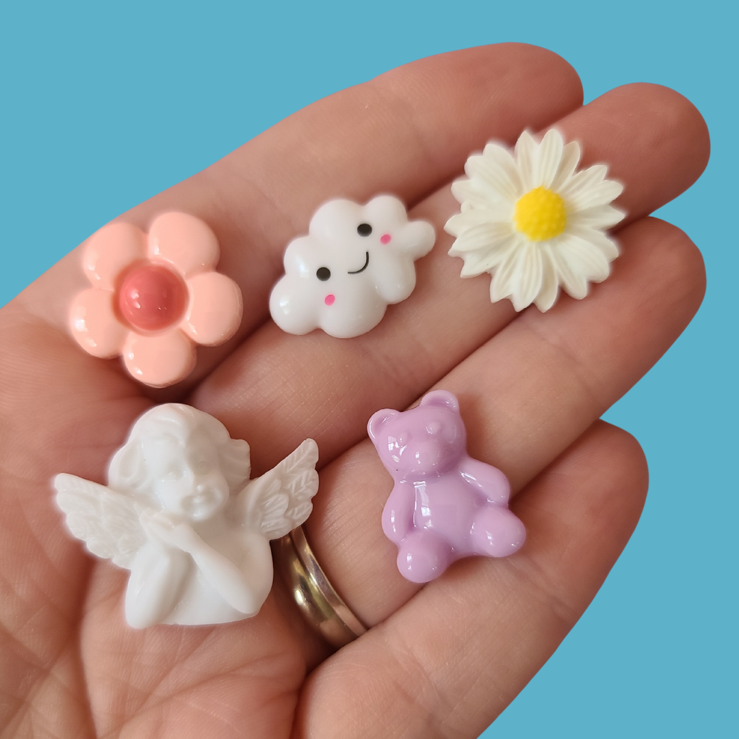 Shoe Charms - Flower, Cloud, Daisy, Angel, Bear