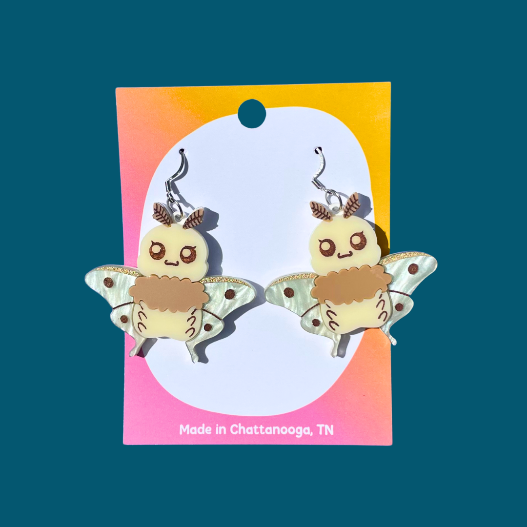 Moth Earrings