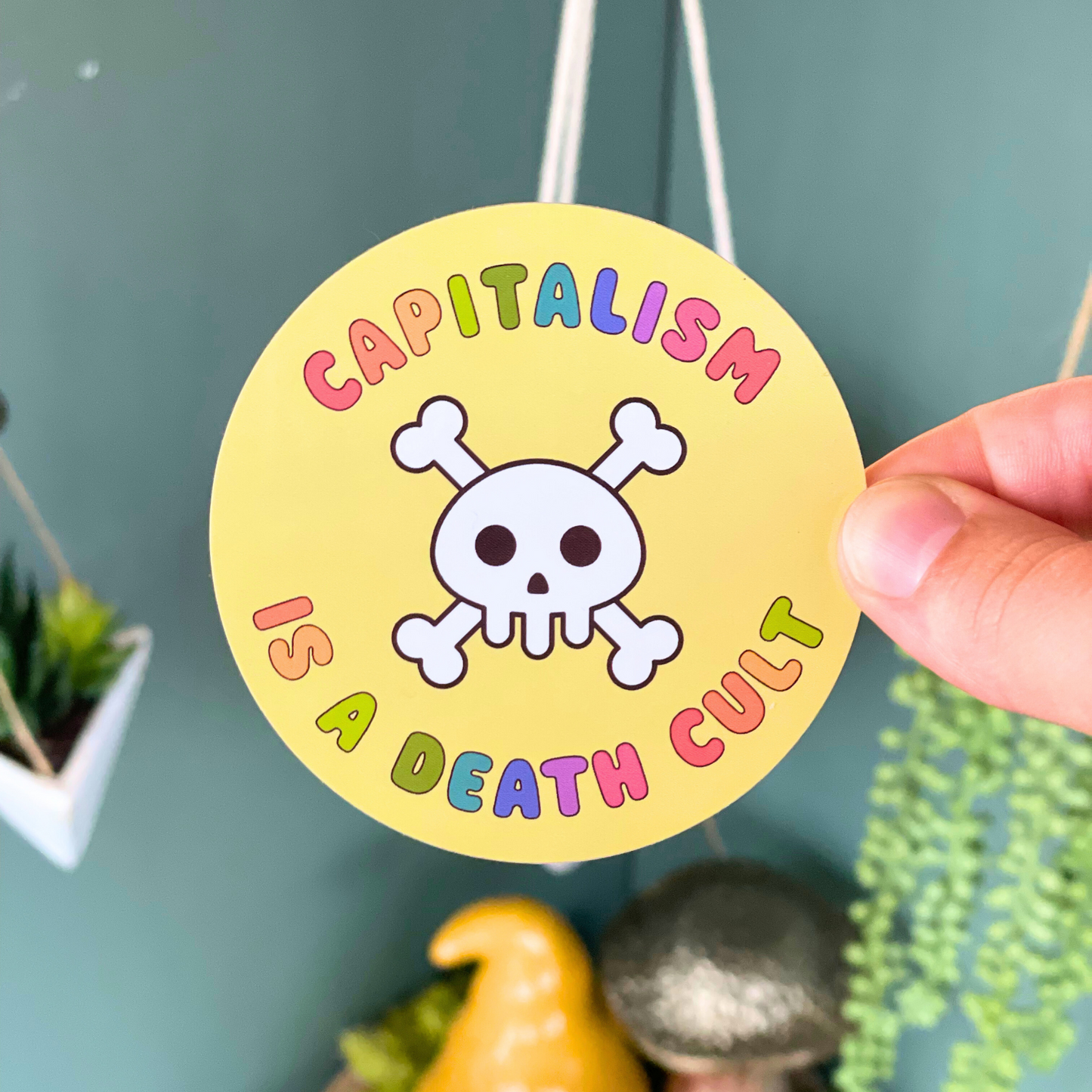 Capitalism Is A Death Cult Sticker
