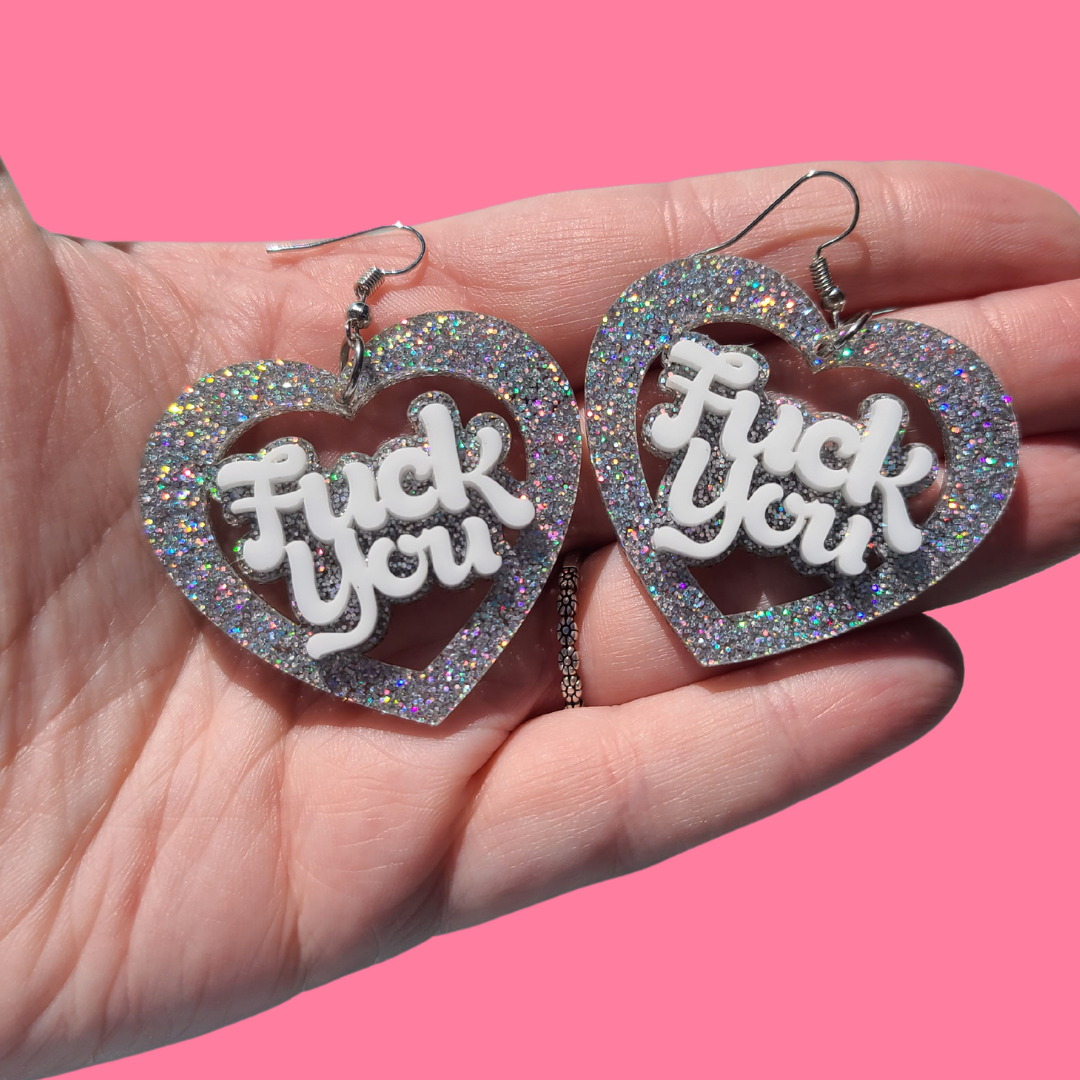 F*** You - Valentine's Day Earrings