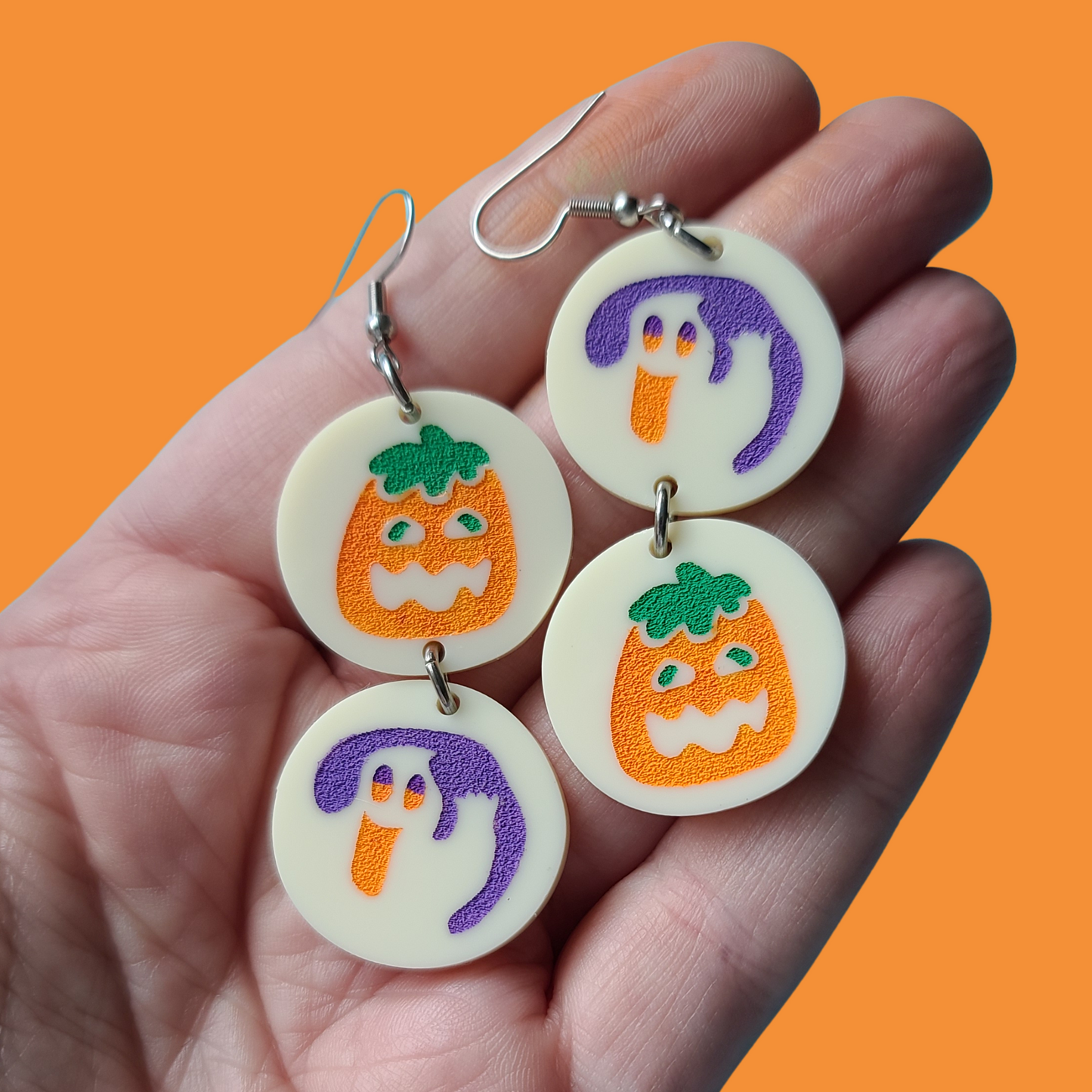 Halloween Cookies - Earrings - Laser Cut