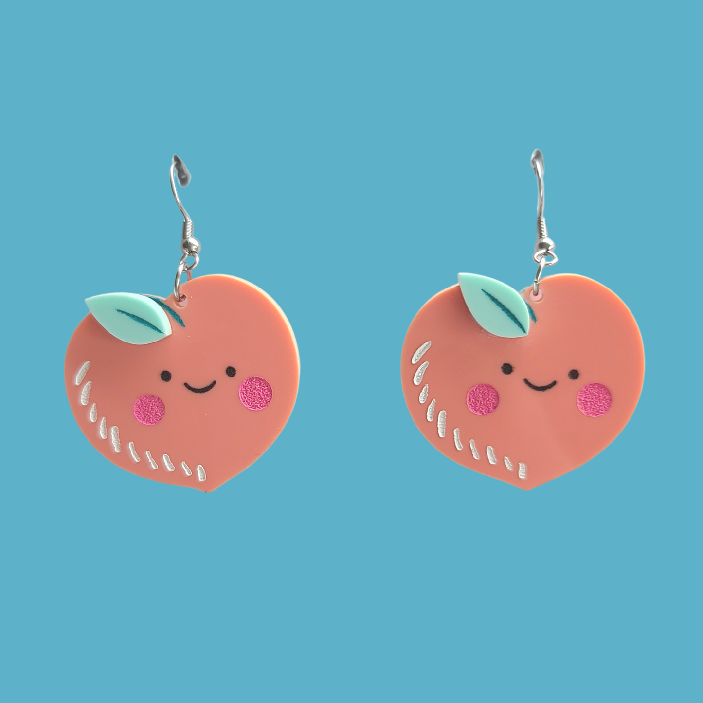 Cutie Peaches - Earrings - Laser Cut