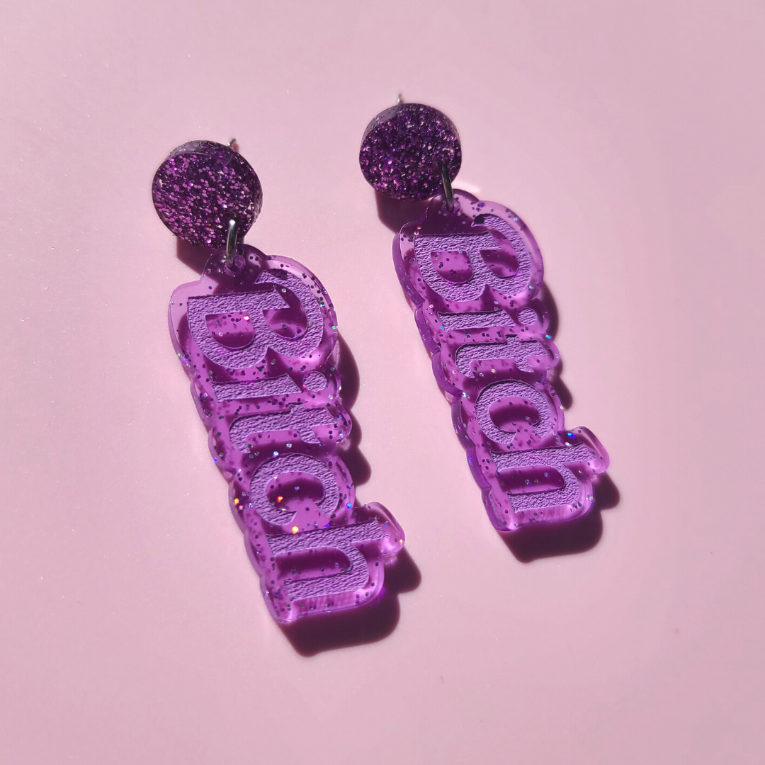 Bitch - Valentine's Day Earrings