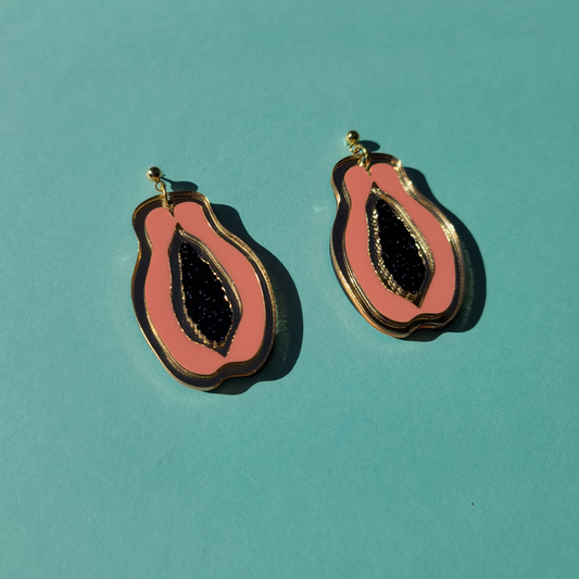 Papayas - Valentine's Day Earrings