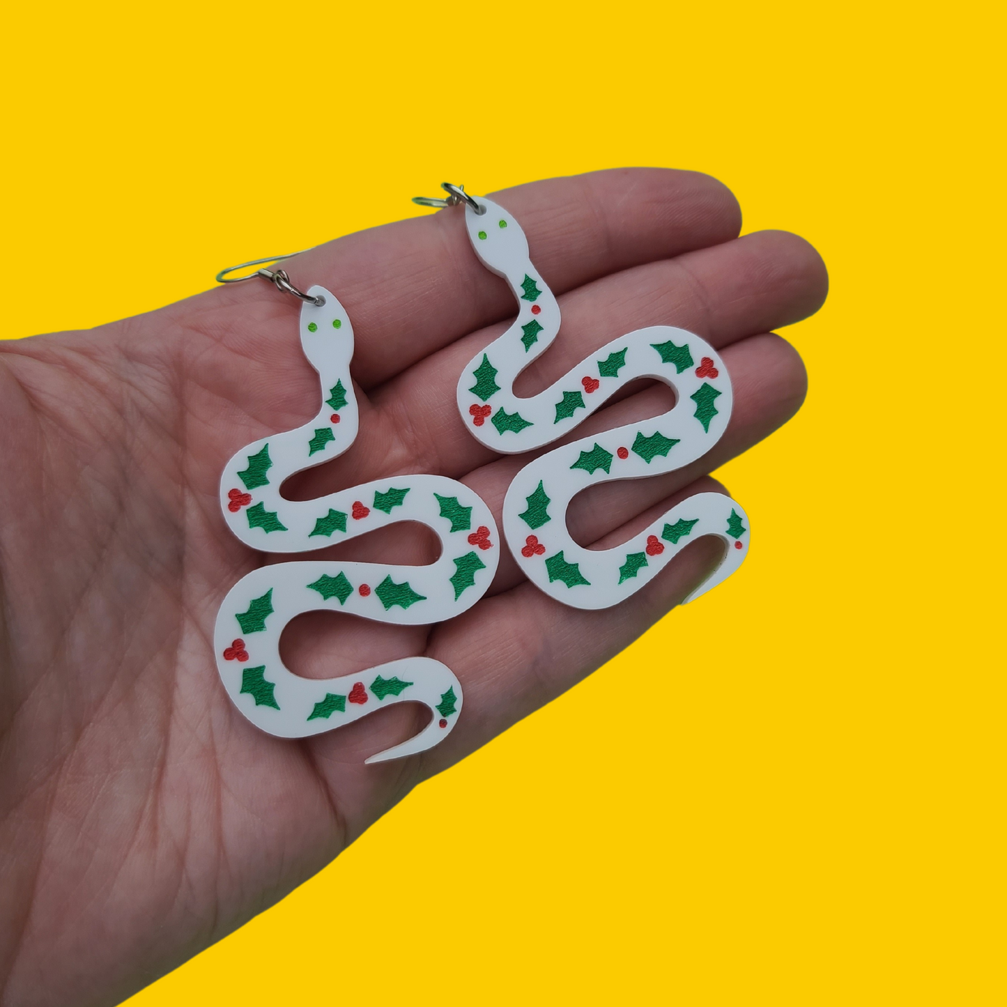 Christmas Snakes with Holly - Christmas
