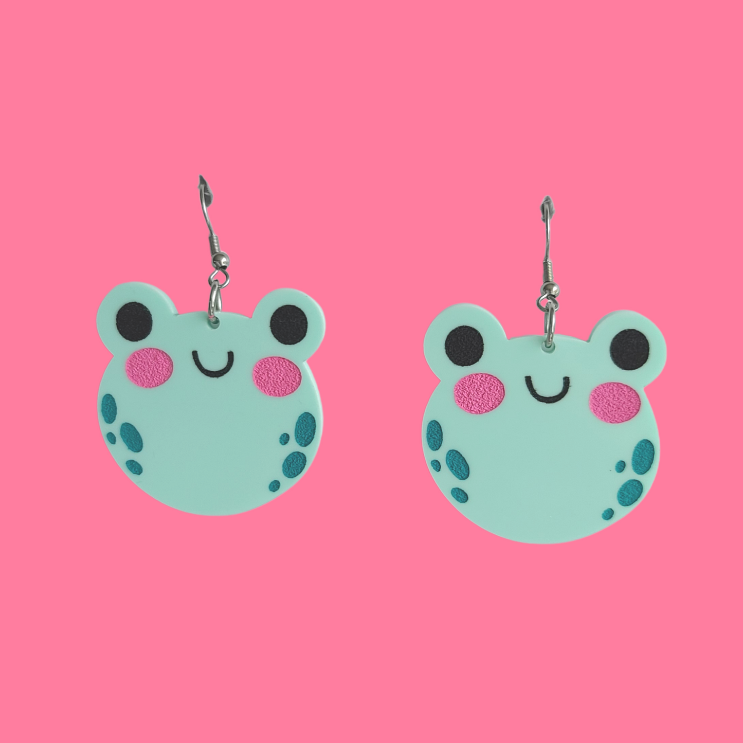 Cutie Frogs - Earrings - Laser Cut