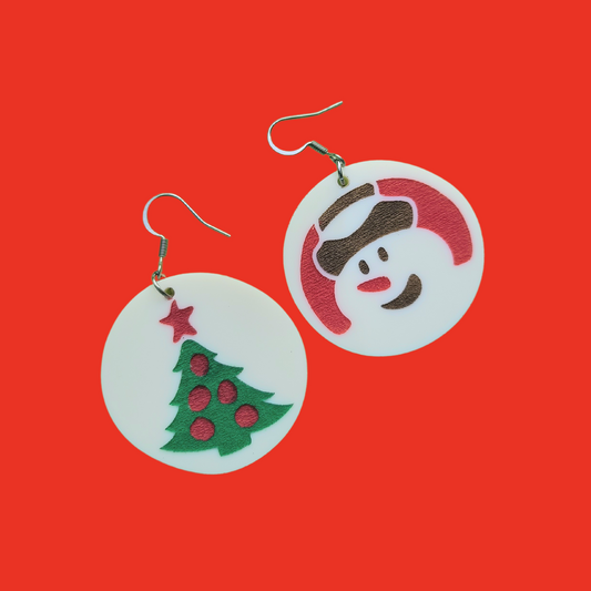 Christmas Cookies - Snowman and Tree - Christmas