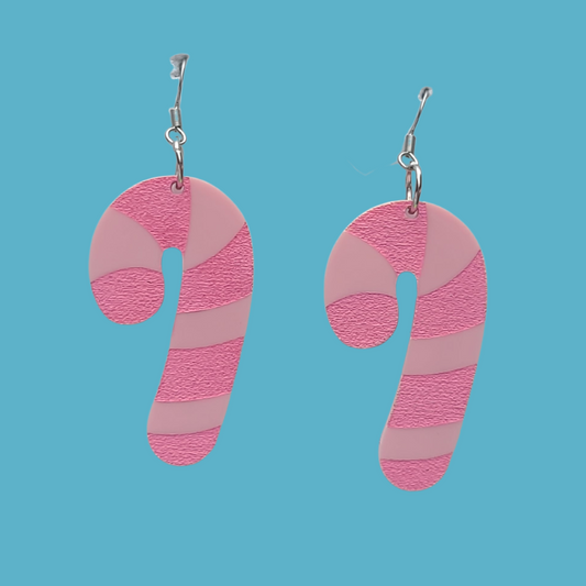 Candy Canes - Pastel Pink - Christmas