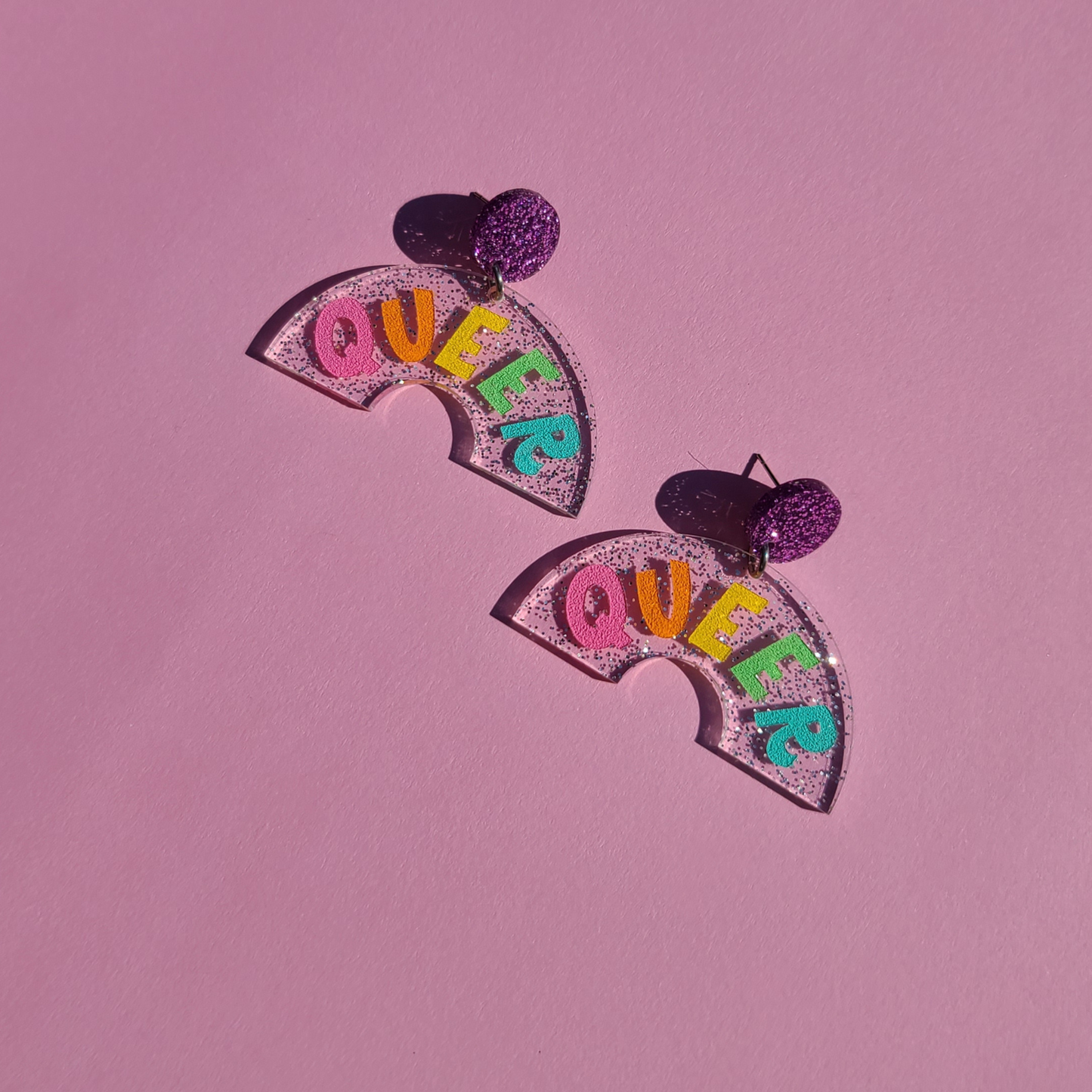 Queer Rainbow Arches - Laser Cut Earrings