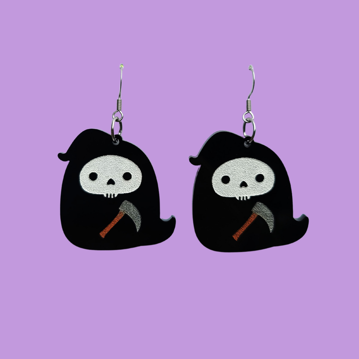 Squish Reaper - Earrings - Laser Cut