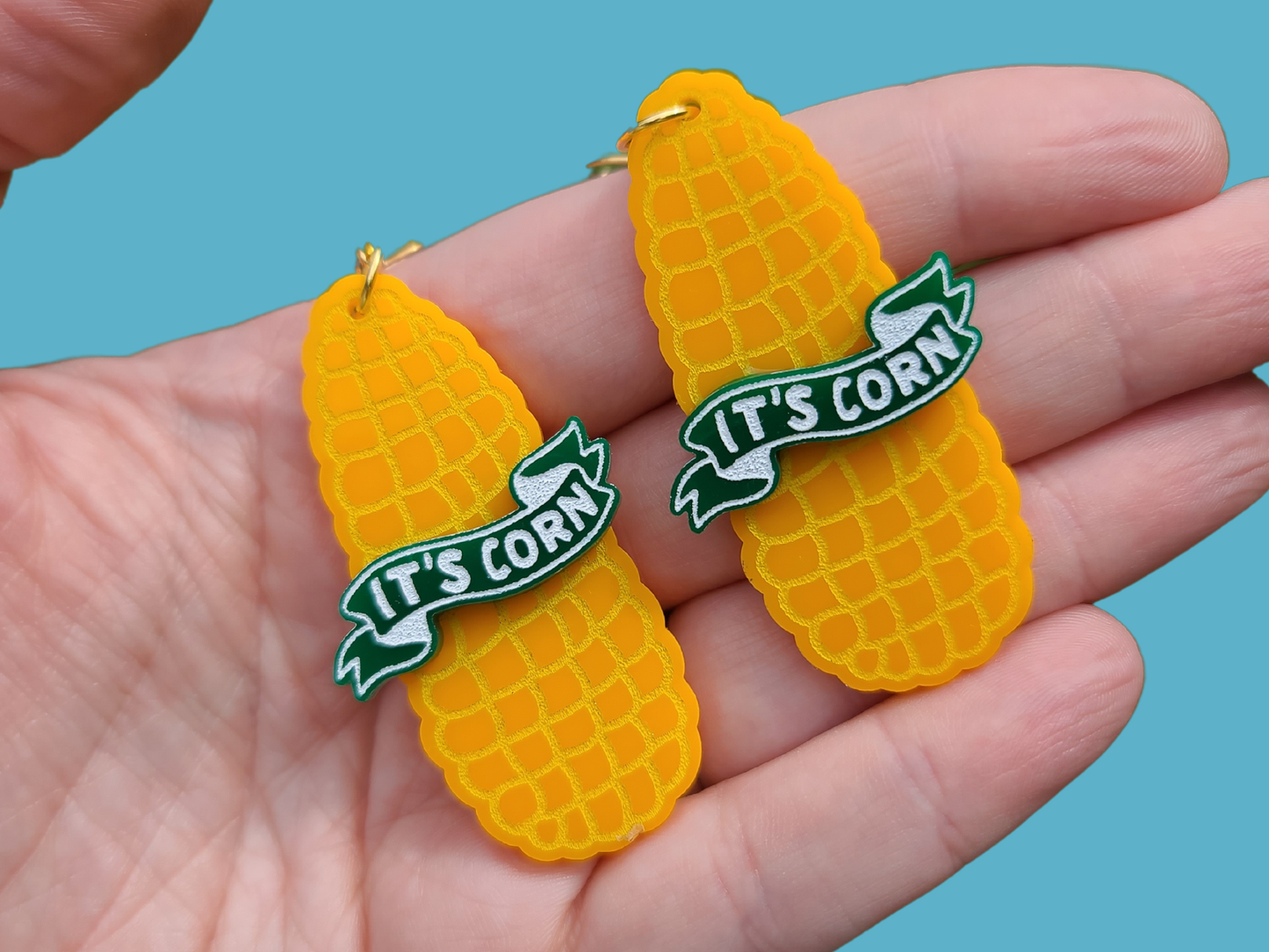 It's Corn TikTok Meme Earrings