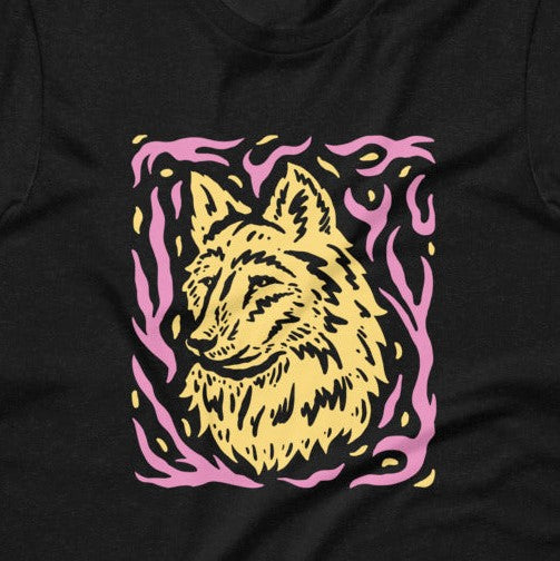 Funky Wolf Short-sleeve unisex t-shirt