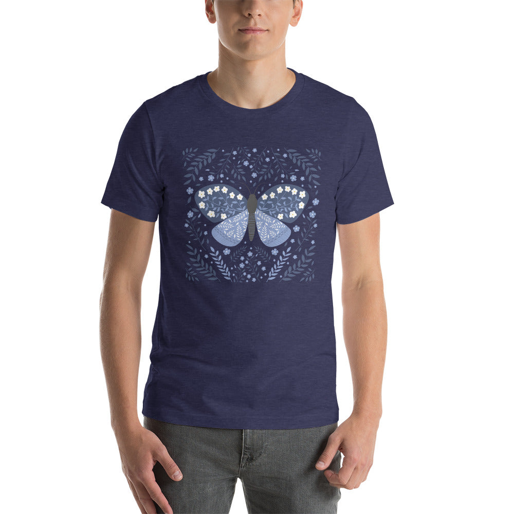 Nature with Butterfly Short-sleeve unisex t-shirt