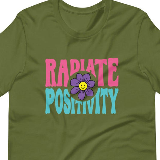 Radiate Positivity Short-sleeve unisex t-shirt