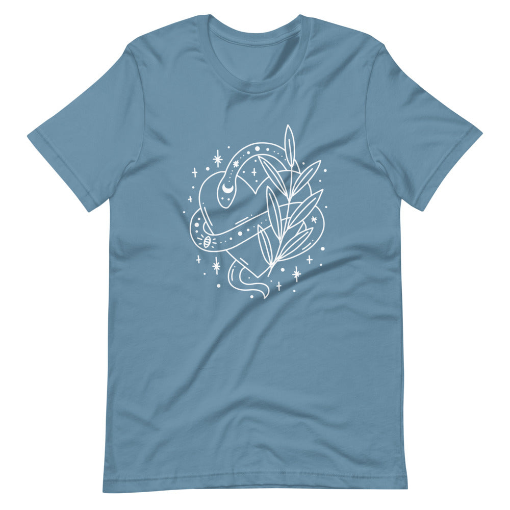 Celestial Snake with Heart Short-sleeve unisex t-shirt