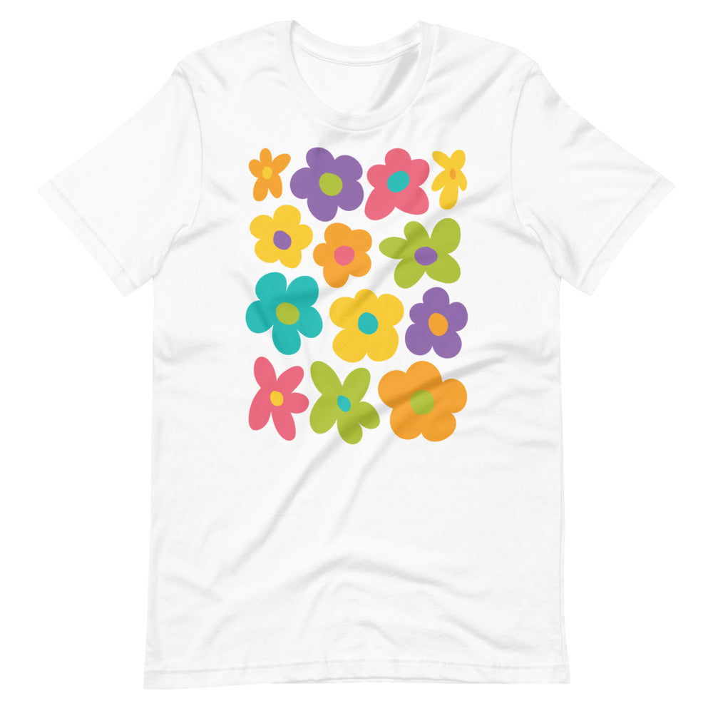 Groovy Flowers Short-sleeve unisex t-shirt